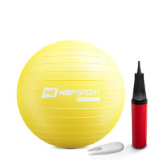 Фитбол Hop-Sport 55cm HS-R055YB yellow + насос